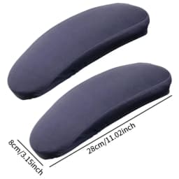 2Pcs Office Chair Armrest Covers Office Removable Arm Rest Covering Chair Arm Pads Protect Washable Elbow Support Forearm Relief