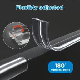 1/3/5M Table Edge Guard Furniture Corner Protector Strip Self Adhesive Transparent Kids Collision Proof Soft Bumper Baby Safety