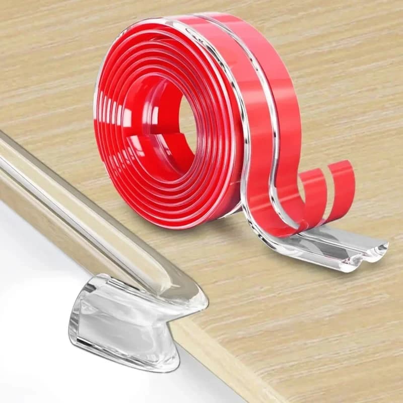 1/3/5M Table Edge Guard Furniture Corner Protector Strip Self Adhesive Transparent Kids Collision Proof Soft Bumper Baby Safety