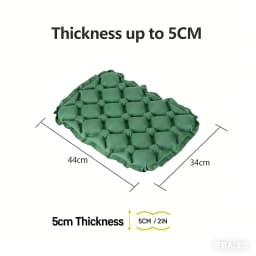 Press Type Inflatable Seat Pad Thickened Outdoor Cushion Lightweight Foldable Camping Mat Portable Travel Seat For Beach Backpac