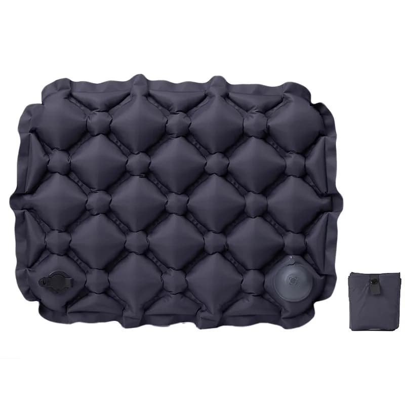 Press Type Inflatable Seat Pad Thickened Outdoor Cushion Lightweight Foldable Camping Mat Portable Travel Seat For Beach Backpac