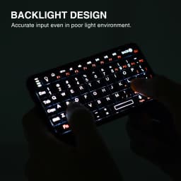 Rii 518BT Bluetooth Keyboard Mini Wireless Keyboard Mouse Remote Touchpad For Android TV Box PC