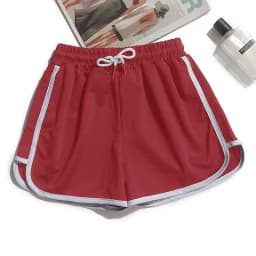 1pcs Summer Women Casual Solid Shorts Girl Gym Workout Shorts Pants Ladies Mid Waisted Yoga Short Student Loose Shorts S-3XL