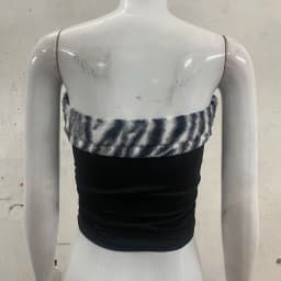 Women's Sexy Slim Fit Y2K Leopard Print Vest Strapless Top Short Style Navel Exposed Casual Summer Fashion Letter Hot Drilling