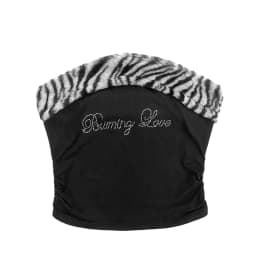 Women's Sexy Slim Fit Y2K Leopard Print Vest Strapless Top Short Style Navel Exposed Casual Summer Fashion Letter Hot Drilling