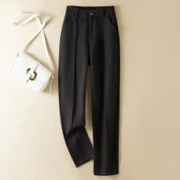 Woolen Herringbone Harem Pencil High Waist Korean Fashion Women's Pants Casual Office Lady Trousers Thick Suit Pants For Women