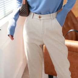 Woolen Pants Women's Harem Pencil Pants 2026 Autumn Winter High Waisted Casual Suit Pants Office Lady Women Trousers