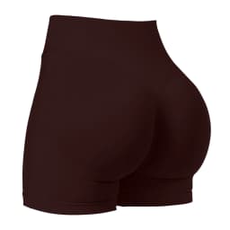 ZHEJIN Seamless Women Yoga Shorts High Waist Workout Gym Shorts Scrunch Butt Lift Biker Shorts Tummy Control Push Up Fitness