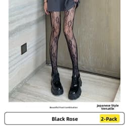 Sexy Fiing Net Stoings Bla And White Ultra-Thin Women's Leggings Thin Model Trendy Anti-ch Summer Trousers