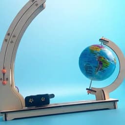 Kids Science Toys Day Night Alternation Globe Funny Teaching Aids Educational Toys DIY Technological Physics Learning Kit Toys