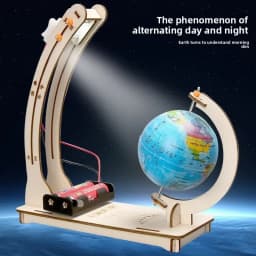 Kids Science Toys Day Night Alternation Globe Funny Teaching Aids Educational Toys DIY Technological Physics Learning Kit Toys