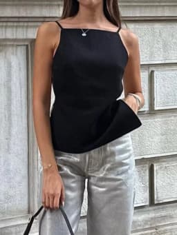 HXAO Women Top 2024 Lace Up Backless Camisole Top Women Cheap clothes Sexy Fashion Tanks & Camis Crop top Women White Black top