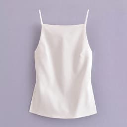 HXAO Women Top 2024 Lace Up Backless Camisole Top Women Cheap clothes Sexy Fashion Tanks & Camis Crop top Women White Black top