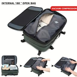 Large Capacity Fashionable Vacuum Compression Backpack, Computer Backpack, Leisure Hiking Backpack