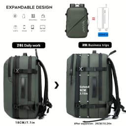 Large Capacity Fashionable Vacuum Compression Backpack, Computer Backpack, Leisure Hiking Backpack