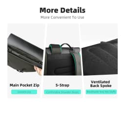 Heroic Knight 15.6" Casual Laptop Backpack Men Waterproof Large Capacity Travel Backpack Fashion Male Business Commuter Bag Pack