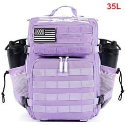 35L Tactical Backpack for Women Men Molle Outdoor Travel Camping Hiking Bag Sports Weekend Athlete Gym Rucksack Dual Cup Holders