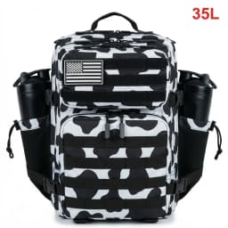 35L Tactical Backpack for Women Men Molle Outdoor Travel Camping Hiking Bag Sports Weekend Athlete Gym Rucksack Dual Cup Holders