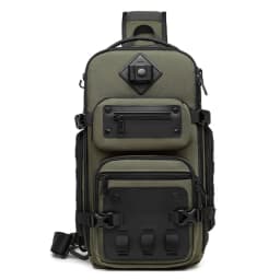 Ozuko Tactical Bag Outdoor Tactical One Shoulder Crossbody Bag High Capacity Waterproof Sports Bag For Man
