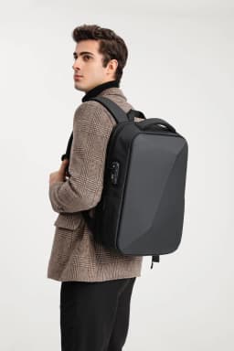 ABS EVA Hard Shell Fashion Multifunction Series Backpack Men Anti Theft Waterproof Laptop Backpack Business Travel Backpack Hot