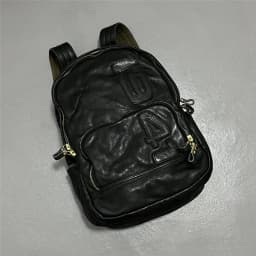 Vintage Luxury Genuine Leather Large Capacity Men's Backpacks Outdoor Daily Travel Handmade Soft Real Cowhide Laptop Schoolbags