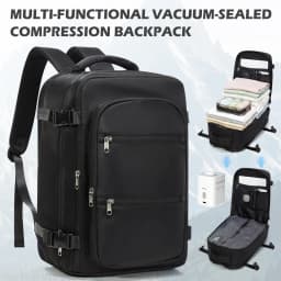 Vacuum Bag for Clothing,Backpack Hand Luggage Aircraft,Travel Essentials Vacuum Backpack Hand Luggage 40x30x20, Men Backpack