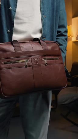 BULLCAPTAIN Men Briefcase Bag High Quality Business Leather Shoulder Messenger Bags Office Handbag 14 inch Laptop Bag