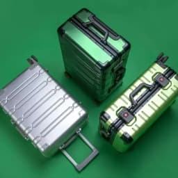EU STOCK All Aluminum Travel Suitcase high-quality Business Rolling Luggage on Wheels Trolley 20inch Carry-Ons Cabin Suitcase