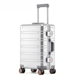 EU STOCK All Aluminum Travel Suitcase high-quality Business Rolling Luggage on Wheels Trolley 20inch Carry-Ons Cabin Suitcase