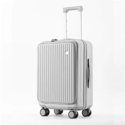 SUSHIMU Trolley Case Travel Suitcase Boarding Case Password Box Suitcase Portable Wheel Rolling Luggage Bag Front opening
