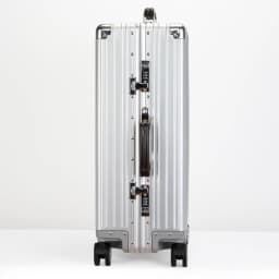 Top Quality Aluminum-Magnesium Alloy Vintage Suitcase, 20/24/26/29 Inch Lightweight Travel Trolley Luggage With Leather Handle