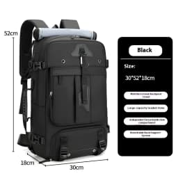 Cross Border Backpack for Men with a High-End Feel, Large Capacity Crossbody Backpack, Portable Travel Bag, Outdoor Hiking Backp