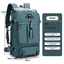 Cross Border Backpack for Men with a High-End Feel, Large Capacity Crossbody Backpack, Portable Travel Bag, Outdoor Hiking Backp