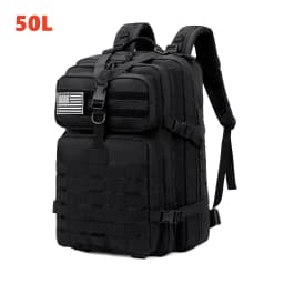 Spain Warehouse 3-Day Assault Pack 50L Tactical Backpack Molle System Camouflage Waterproof Large Capacity Outdoor Camping Bag