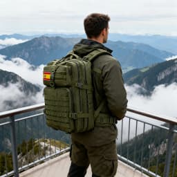 Spain Warehouse 3-Day Assault Pack 50L Tactical Backpack Molle System Camouflage Waterproof Large Capacity Outdoor Camping Bag