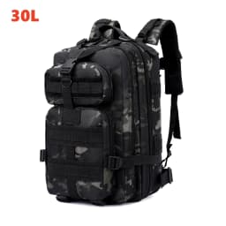 Spain Warehouse 3-Day Assault Pack 50L Tactical Backpack Molle System Camouflage Waterproof Large Capacity Outdoor Camping Bag
