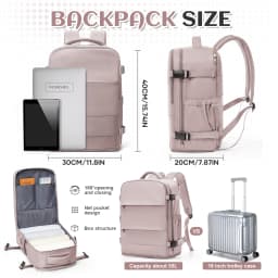 Ryanair 40x30x20 Travel Backpack Wizzair Cabin Bag Unisex Women Men Laptop Backpack Outdoor Student School Backpack Vacuum Bag