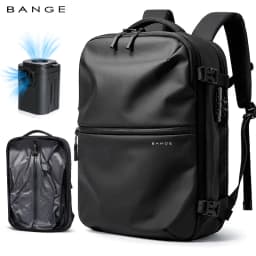 BANGE Anti-Theft Vacuum Compression Backpacks Men Travel Backpack Lock Bag Large Capacity 16 Laptop Bags For School Cabin Bags
