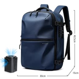 BANGE Anti-Theft Vacuum Compression Backpacks Men Travel Backpack Lock Bag Large Capacity 16 Laptop Bags For School Cabin Bags