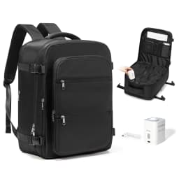 Ryanair 40x30x20 Travel Backpack,Airplane Cabin Backpack For EasyJet Wizzair, Vacuum Compression Backpack Men Laptop Backpack