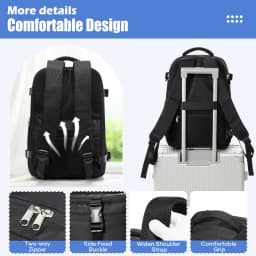 Ryanair 40x30x20 Travel Backpack,Airplane Cabin Backpack For EasyJet Wizzair, Vacuum Compression Backpack Men Laptop Backpack