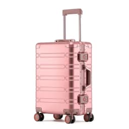 100% Aluminum-magnesium Suitcase Large Capacity Rolling Luggage with Spinner wheel Travel Trolley case 20inch Carry-On Suitcase