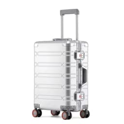 100% Aluminum-magnesium Suitcase Large Capacity Rolling Luggage with Spinner wheel Travel Trolley case 20inch Carry-On Suitcase