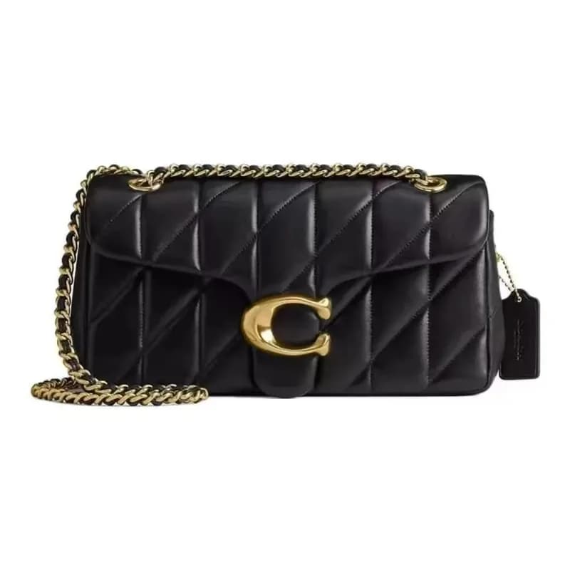 High quality black diamond patterned chain bag crossbody messenger bag small square bag chain bag