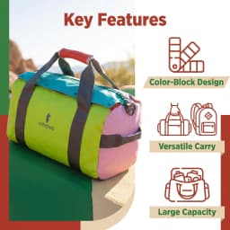 35L Large Capacity Gym Yoga Bag, Unisex Handheld Backpack Fitness Bag, Multi-function Crossbody Short Trip Travel Duffel