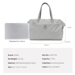 OIWAS Large Capacity Travel Bag Gym Bag with Dry Wet Separation Layer for Fitness And Sports Gear Organizing
