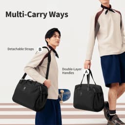 OIWAS Large Capacity Travel Bag Gym Bag with Dry Wet Separation Layer for Fitness And Sports Gear Organizing