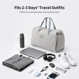 OIWAS Large Capacity Travel Bag Gym Bag with Dry Wet Separation Layer for Fitness And Sports Gear Organizing