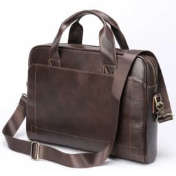 Men's genuine leather handbag, top-layer cowhide briefcase, genuine leather laptop bag, business bag