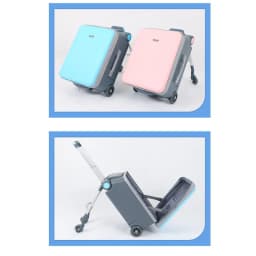 Kids Stroller Travel Suitcase Riding and Sitting Multi-function Waterproof and Wear Resistant Trunk Suitcase Luggage
